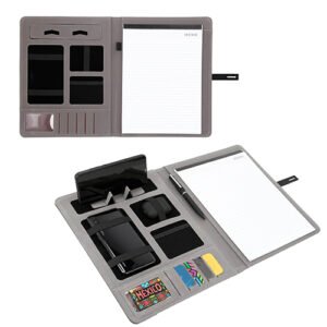 interior de carpeta multiusos para regalos corporativos personalizados
