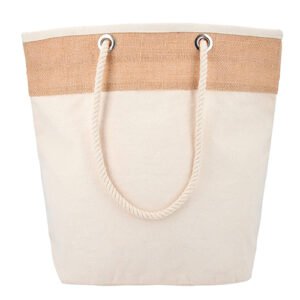 Bolsa de yute y algodón "Grecia" BL-106