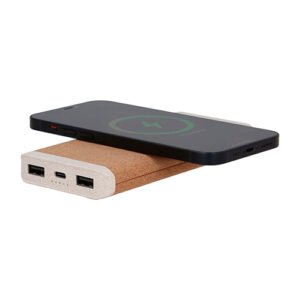 power bank de corcho